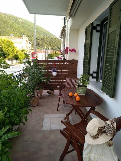 Private veranda Apartment B Plus