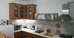 Kitchen is equipped everything you need for light cooking