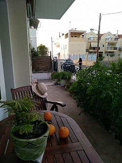 View from veranda, you can see a little a sea