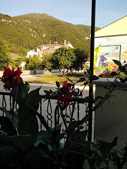 View on the mountain with ancient acropolis (apartment A)