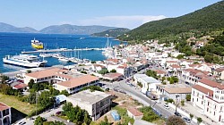 We are close to the port and center of Sami